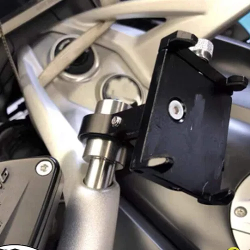 Vista 9 de Mzmotpv Repuesto para BMW K1600GT K1600GTL K1600B R1200RT Soporte Universal para Teléfono con Varilla de Extensión Soporte de Navegación Móvil (2)