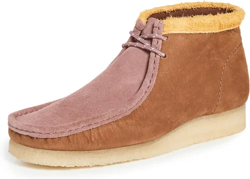 Vista 46 de Clarks Wallabee Chukka Botas para hombre cera de abeja cuero