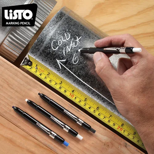 Vista 7 de Listo Pencil Company - Recarga de plomo marcado, azul, 72