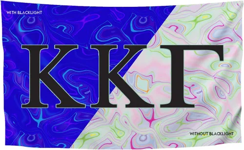 Vista 36 de Greek Club Sorority & Fraternity - Bandera de luz negra, 3 pies x 5 pies, licencia oficial, tapiz, exhibición, poliéster, pancarta de letras, CHI