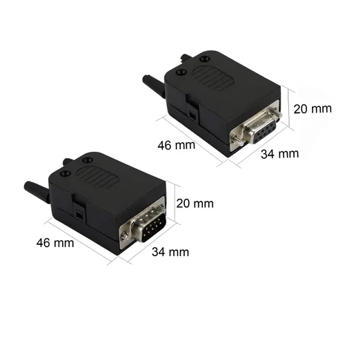 Vista 2 de Avanexpress DB9 - Conector a terminal de cableado RS232 Serial Port Breakout Board sin soldadura