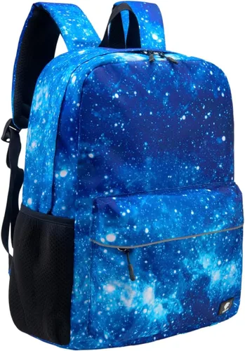 Vista 13 de Fenrici - Mochila para niñas, niños y adolescentes, mochila reciclada para laptop, de 16 x 13.5 pulgadas, Computadora portátil, M, Negro