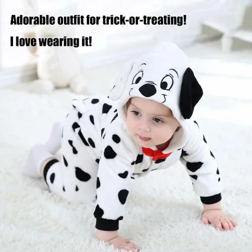 Vista 4 de Disfraces de animales para bebé, disfraz de Halloween para niños pequeños