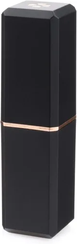 Vista 5 de Allwon 10 tubos de lápiz labial vacíos negros DIY contenedor de bálsamo labial (tubo cuadrado), Negro -, Tubo cuadrado