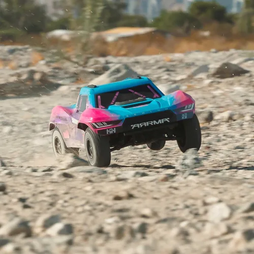 Vista 5 de ARRMA Camión RC 1/10 SENTON 4X4 223S BLX sin escobillas, camión de curso corto RTR (batería y cargador no incluidos) con DSC, azul, ARA4303V4T3