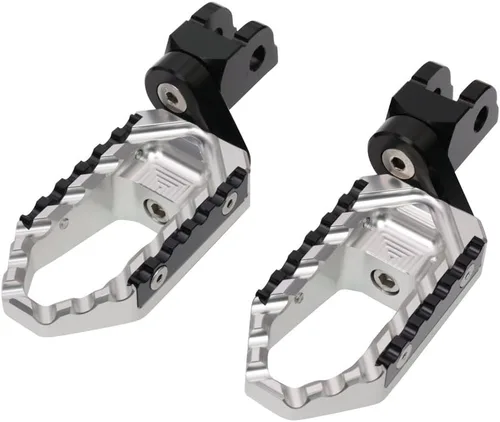 Vista 15 de MC MOTOPARTS Negro CNC 25mm Alargador de Riser Ajustable para Pedales de Pie Touring Delanteros Compatibles con NC 700 S/X 12-16 NC750X NC750S 16-19
