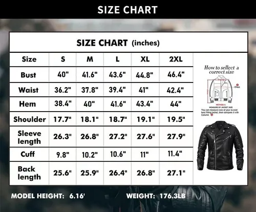 Vista 7 de BANMAXDD Men's Faux Leather Jacket QUALITY Black Waterproof Windproof Multi-pocket Biker Jacket Casual Warm Winter Coat