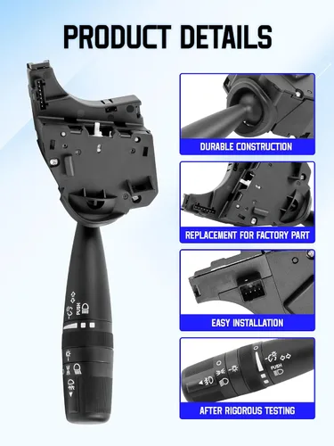 Vista 8 de CBS1703 Interruptor de señal de giro Fit JK MK KK XK WK