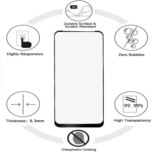 Vista 3 de Funda para Xiaomi Redmi Note 9 con protector de pantalla de cristal, híbrida resistente a los arañazos de doble capa, antiarañazos, a prueba
