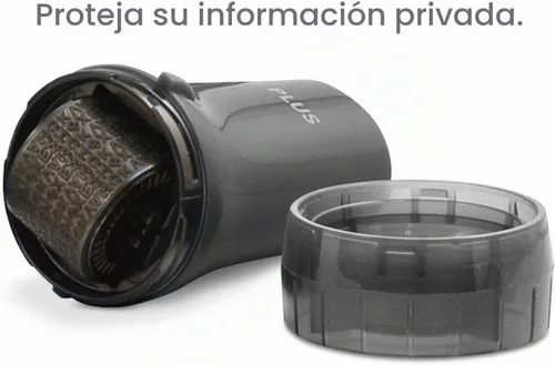 Vista 5 de Guard Your ID Advanced 2.0 Rodillos de goma para robo de identidad, borrador de dirección y prevención de seguridad (Paquete regular de 3, negro)
