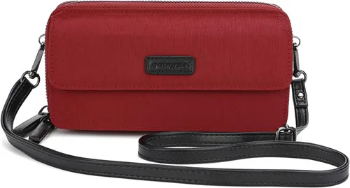 Vista 9 de Bolsos cruzados pequeños con cartera para teléfono y cartera con pulsera