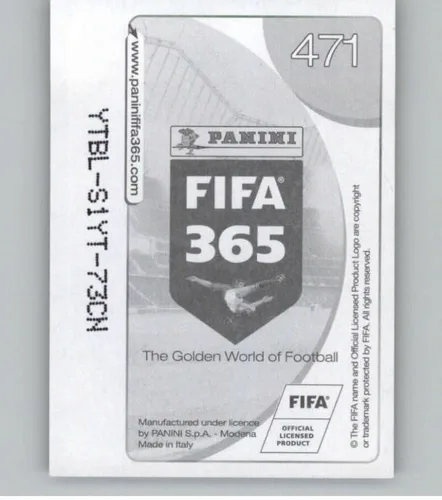 Vista 2 de Pegatinas de Panini FIFA 365 2016-17 #471 Thomas Müller FC Bayern Munchen - Adhesivo oficial de álbum de fútbol en estado crudo (NM o mejor)