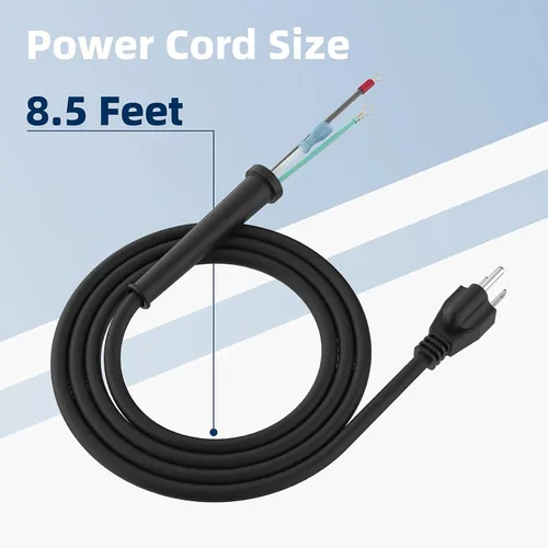 Vista 6 de 565056-5 - Cable de repuesto compatible con piezas de cable de alimentación Makita, pulidora de sierra circular, cable resistente para accesorios