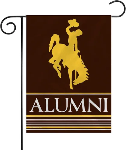 Vista 86 de Rico Industries NCAA Alumni - Bandera de jardín de doble cara de 13 x 18 pulgadas