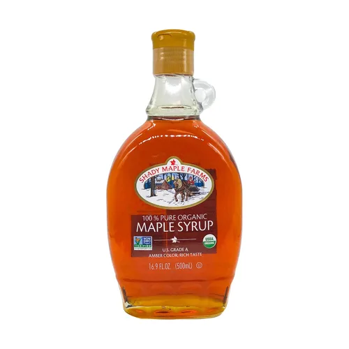 Vista 4 de Shady Maple Farms - Jarabe de arce, Og, Gr A, Dk, Gl, 16.90 onzas