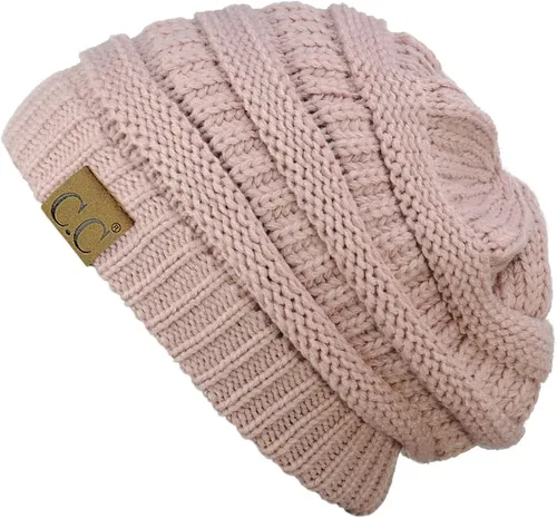 Vista 280 de C.C Trendy Warm Chunky Soft Stretch Cable Knit Beanie