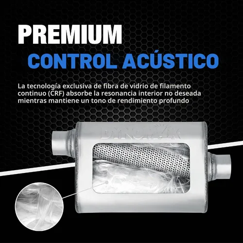 Vista 2 de Dynomax 17233 Ultra-Flo silenciador soldado