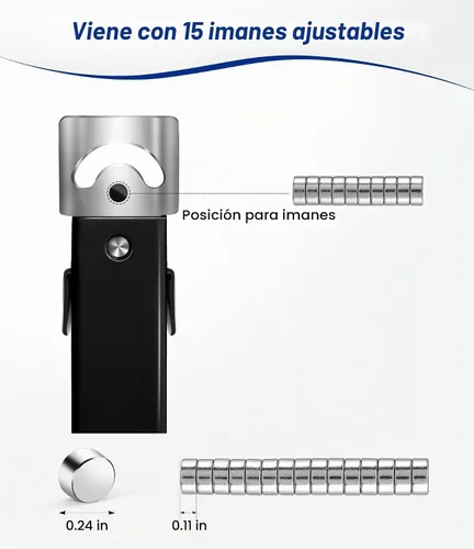Vista 3 de AIRSEE Cortaúñas profesionales de acero inoxidable con ajustadores magnéticos para uñas acrílicas, postizas y de gel artificial, recortador de uñas