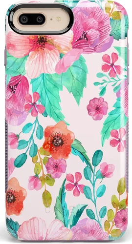 Vista 41 de Casely Funda para iPhone 6/7/8 Plus Todo envuelto Lazos vintage Diseño protector delgado esencial de doble capa