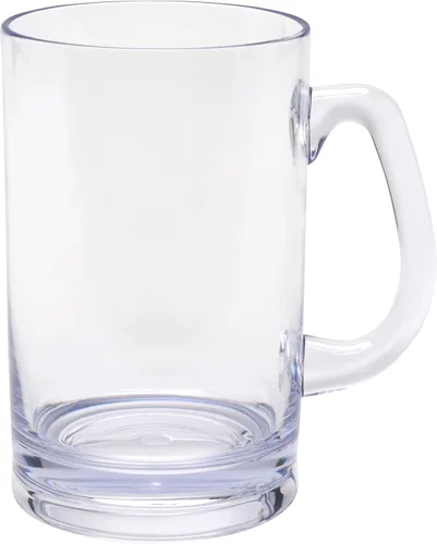 Vista 3 de G.E.T. SW-1464-CL - Taza de plástico resistente a la rotura, 20 onzas, transparente (juego de 12)