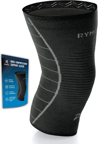 Vista 11 de Rodillera de compresión con soporte para rodilla para hombres y mujeres para lesiones en ligamentos, alivio del dolor en las articulaciones, correr