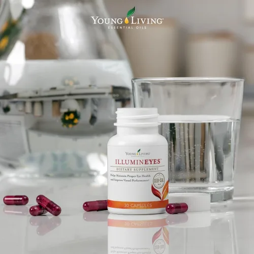 Vista 2 de Young Living IlluminEyes - Soporte para la salud ocular, protección contra la luz azul, incluye luteína y zeaxantina, ayuda a reducir la fatiga