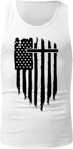 Vista 3 de Camiseta sin mangas para hombre, camiseta sin mangas para entrenamiento, gimnasio, atletismo, fitness, culturismo, musculación