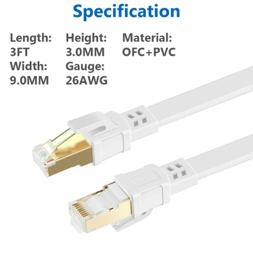 Vista 9 de Cable de ethernet cat. 8