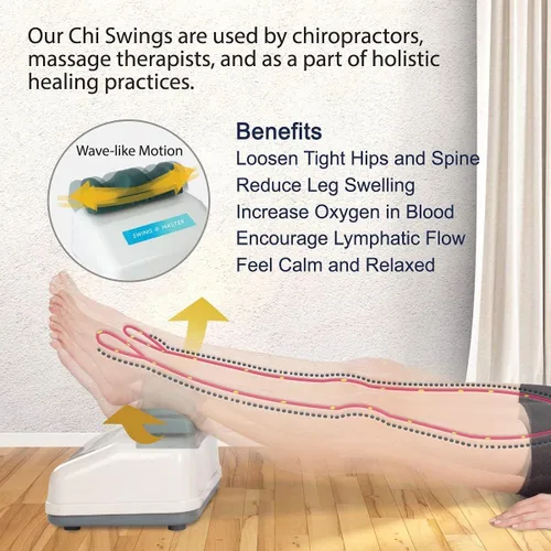 Vista 2 de Daiwa Felicity Swing Master - Chi Swing Machine - Passive Aerobic Exerciser, Swing Master with Figure Trimmer - Lymphatic Massager, Body Shaker, Leg