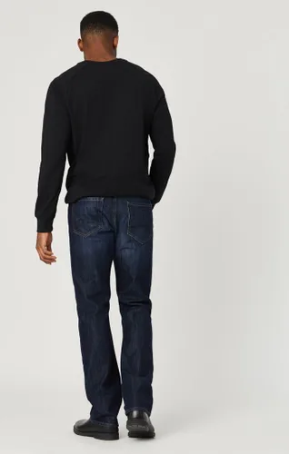 Vista 4 de Mavi Matt Mid Rise Pantalones vaqueros relajados de pierna recta para hombre