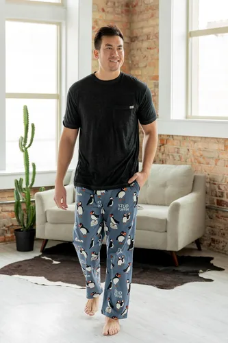 Vista 5 de Lazy One - Pantalones de pijama de animales para hombre, pantalones separados para hombre, pantalones de descanso