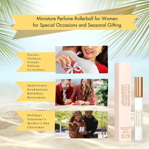 Vista 6 de Jennifer Aniston Solstice Bloom 0.33 onzas líquidas Eau De Parfum Rollerball, 0.33 onzas