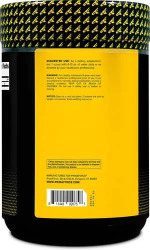 Vista 3 de PrimaForce Malato en polvo de L-citrulina, sin sabor, 17.64 oz, vegano, sin OMG
