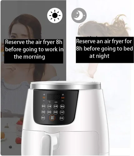 Vista 2 de Freidora de aire eléctrica Emeril, freidora de aire multifuncional para el hogar, freidora de aire sin aceite de gran capacidad, freidora eléctrica