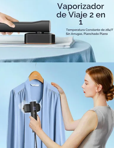 Vista 2 de Sundu Vaporizador portátil 2 en 1 para ropa Negro