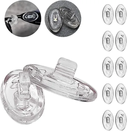 Vista 8 de 5 pares de almohadillas de nariz de repuesto para lentes y lentes de sol Oakley
