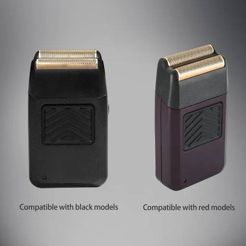 Vista 6 de Cabezales de repuesto para afeitado compatibles con Wahl 7031-100/7043-100 Foil&Cutter Paquete de 2 cuchillas de repuesto rojas de aluminio serie