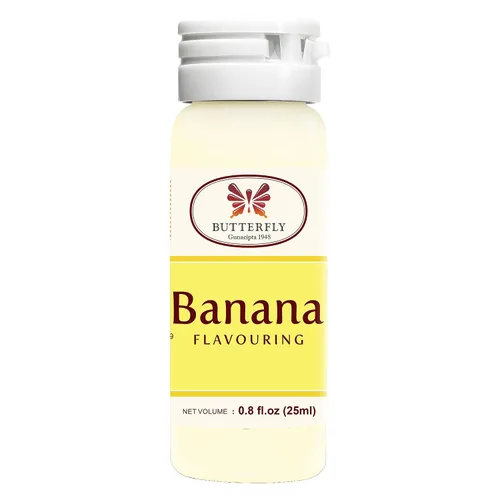 Vista 4 de Pasta de extracto aromatizante de mariposa, 0.8 fl oz (banana, paquete de 1)