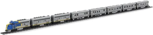 Vista 11 de Bloques de construcción de locomotora, 1/40 4014 Big Boy RC Train Juego de bloques de construcción, kit de locomotora de vapor a control remoto