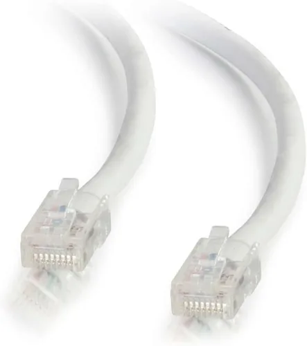 Vista 29 de C2G 24494 Cable cruzado Cat5e - Cable de conexión de red sin blindaje sin arranque, naranja (3 pies, 3.0 ft)