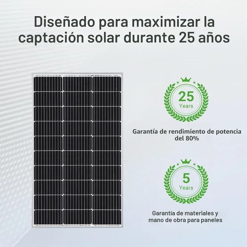 Vista 6 de Traver Force Panel solar de 100 vatios 10BB monocristalino 12V paneles solares para el hogar módulo solar de alta eficiencia cargador de energía