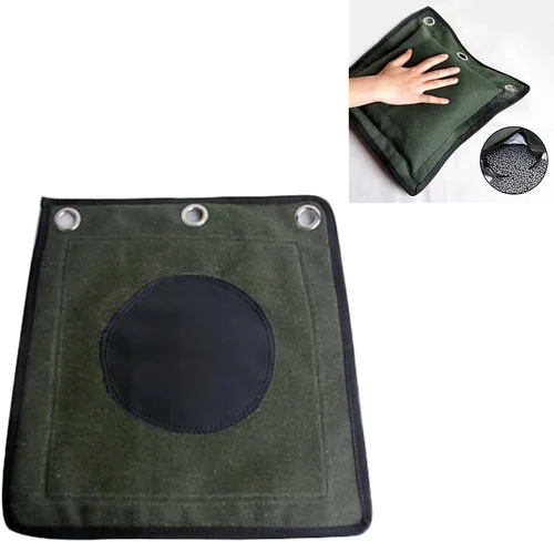 Vista 8 de KIKIGOAL Wing Chun Kung Fu Bolsa de pared Kick Boxing Striking Canvas Punch Bag Bolsa de arena