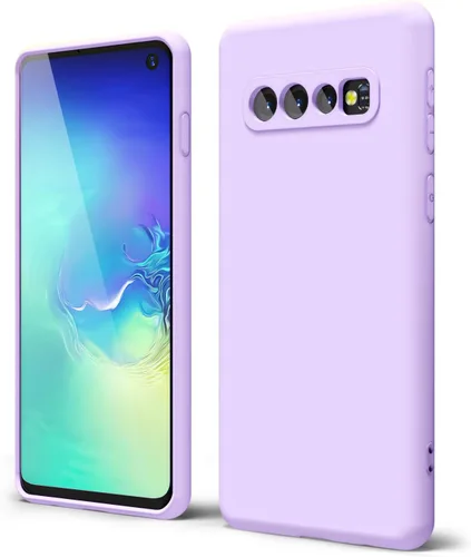 Vista 301 de oakxco Funda para teléfono Samsung Galaxy S8 de silicona líquida, delgada y fina de gel de goma suave TPU cubierta protectora simple llana