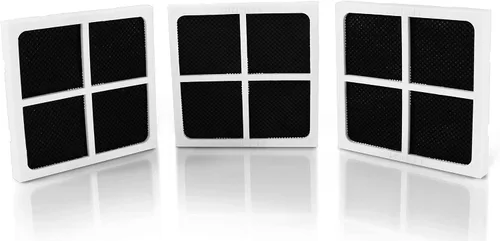Vista 2 de K&J Paquete de 3 filtros de aire de repuesto para LG LT120F, se adapta a filtros de aire de refrigerador LT120F y ADQ73214404, filtro de aire