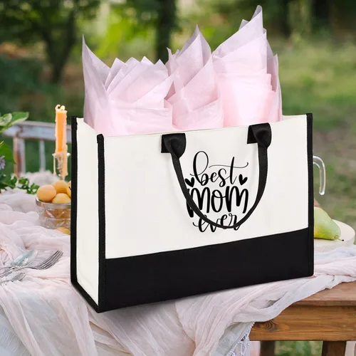 Vista 2 de Lamyba Bolsa de mano para novia con bolsa de maquillaje, regalos para compromisodespedida de solterafiesta de boda en blanco y negro