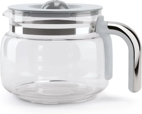 Vista 5 de Smeg Paquete de cafetera de goteo retro y tostador de 2 rebanadas (negro)
