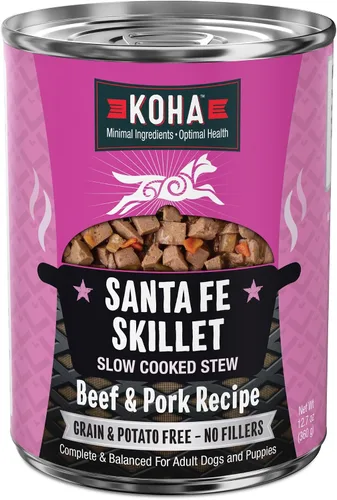 Vista 9 de KOHA Lone Star - Estofado de pechuga para perros con carne de res, fabricado en los Estados Unidos