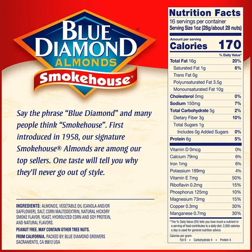 Vista 32 de Blue Diamond Almonds, Almendras espolvoreadas de cacao asadas al horno, 14 onzas