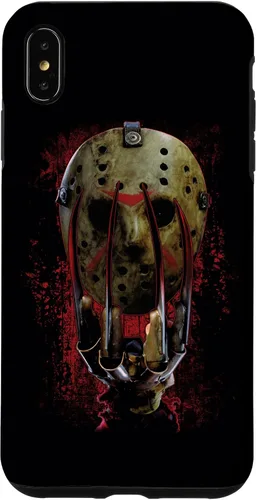 Vista 10 de Funda para máscara y garras de Freddy vs Jason para iPhone 13