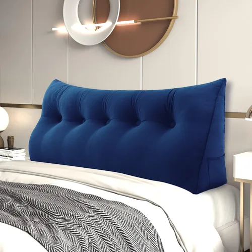 Vista 14 de Almohada de cuña para cabecero de cama Almohada pequeña de refuerzo para cabecera Almohada de lectura para sentarse en la cama para adultos, cojín